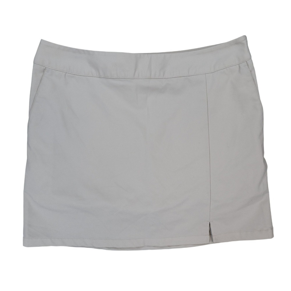 Adidas ClimaCool Skort Womens 8 Beige Polyester Athletic Golf‎ Skirt